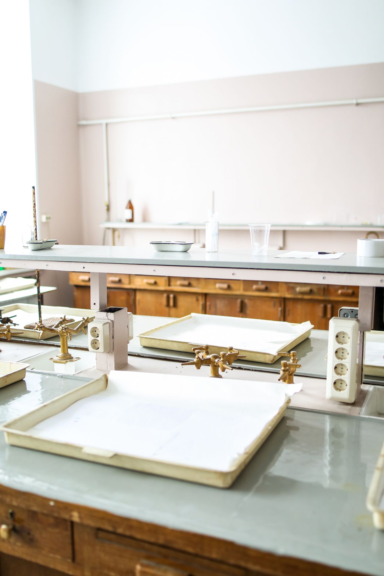 Laboratory benches and equipment