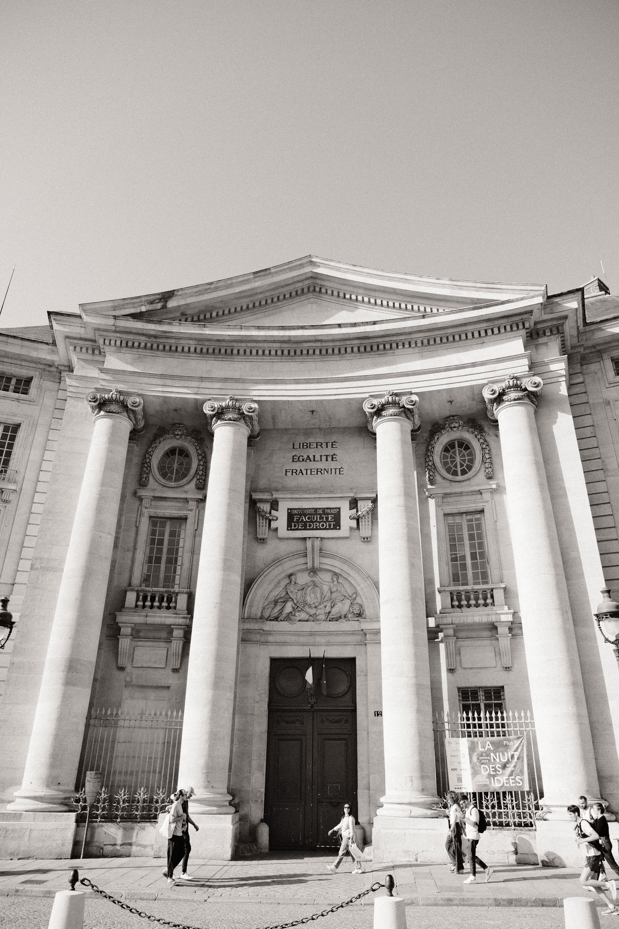 Columns of Paris Panthéon-Assas University