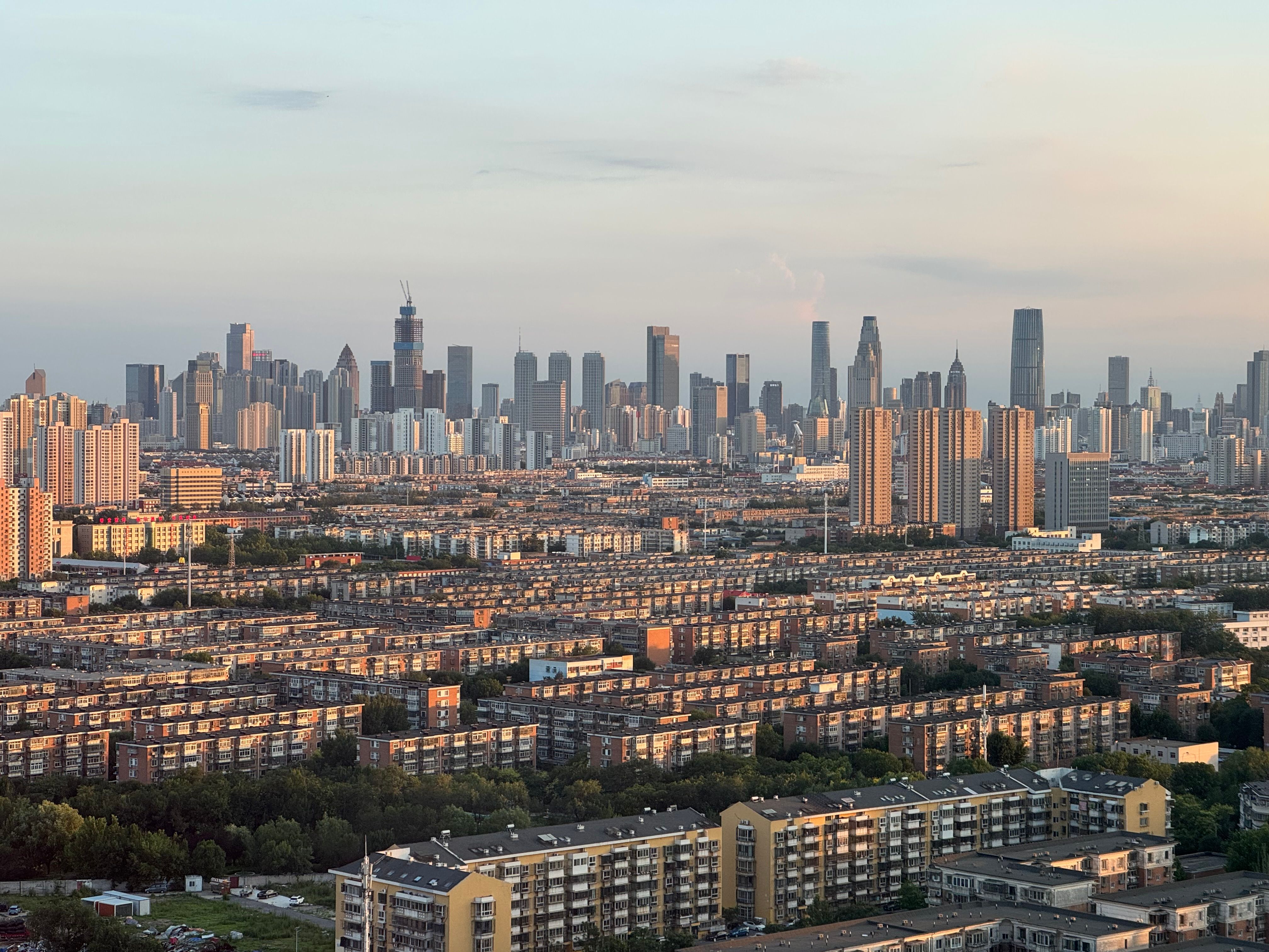 Shanghai skyline at sunset; illustrative file photograph